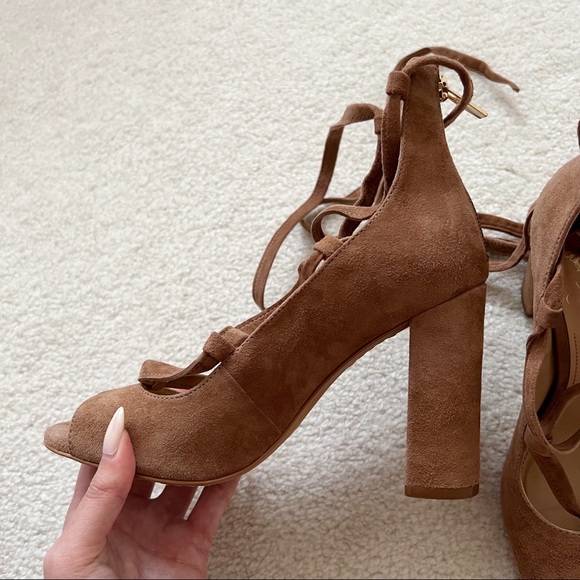 Vince Camuto Lace Up Heels - Picture 5 of 11